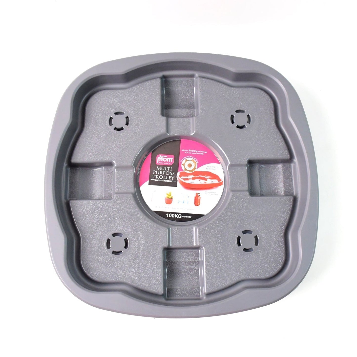 Supermom Plastic Multi Purpose Heavy Duty Gas Cylinder Trolley