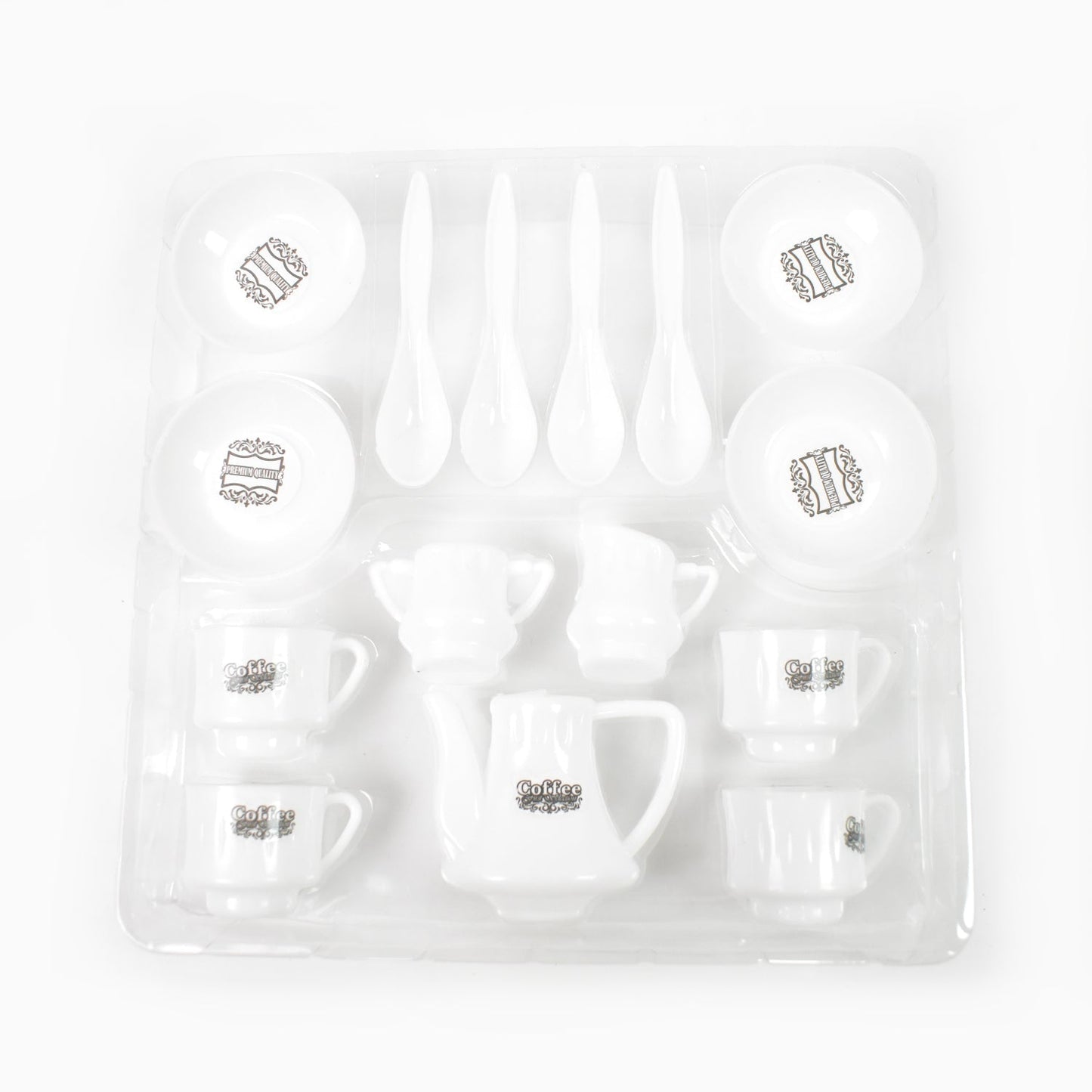 Tickles Tea toy Set | Coffee Kitchen Plastic Set Toy for Kids, Boys & Girls (14 Pcs / Mix Size & Design)