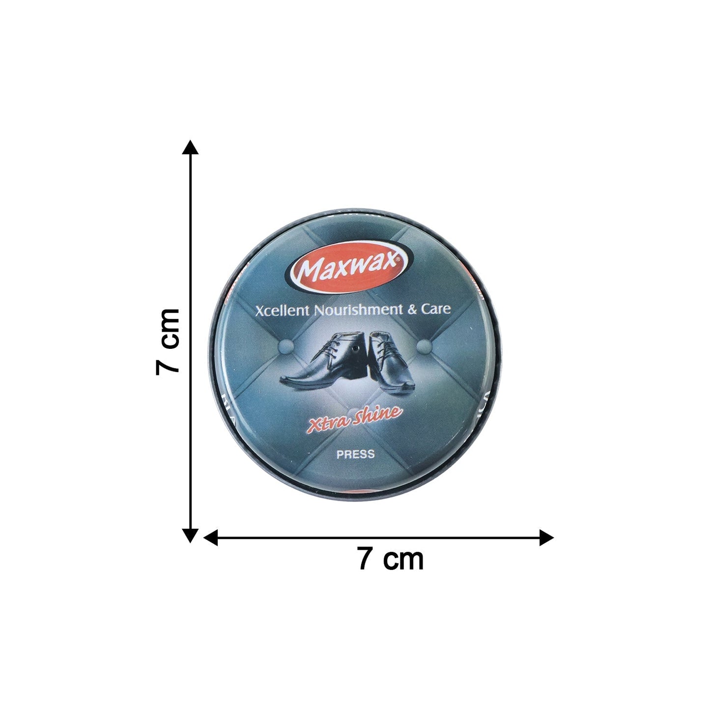 Maxwax Black Shoe Polish Cream (1 Pc, 15 Gm)