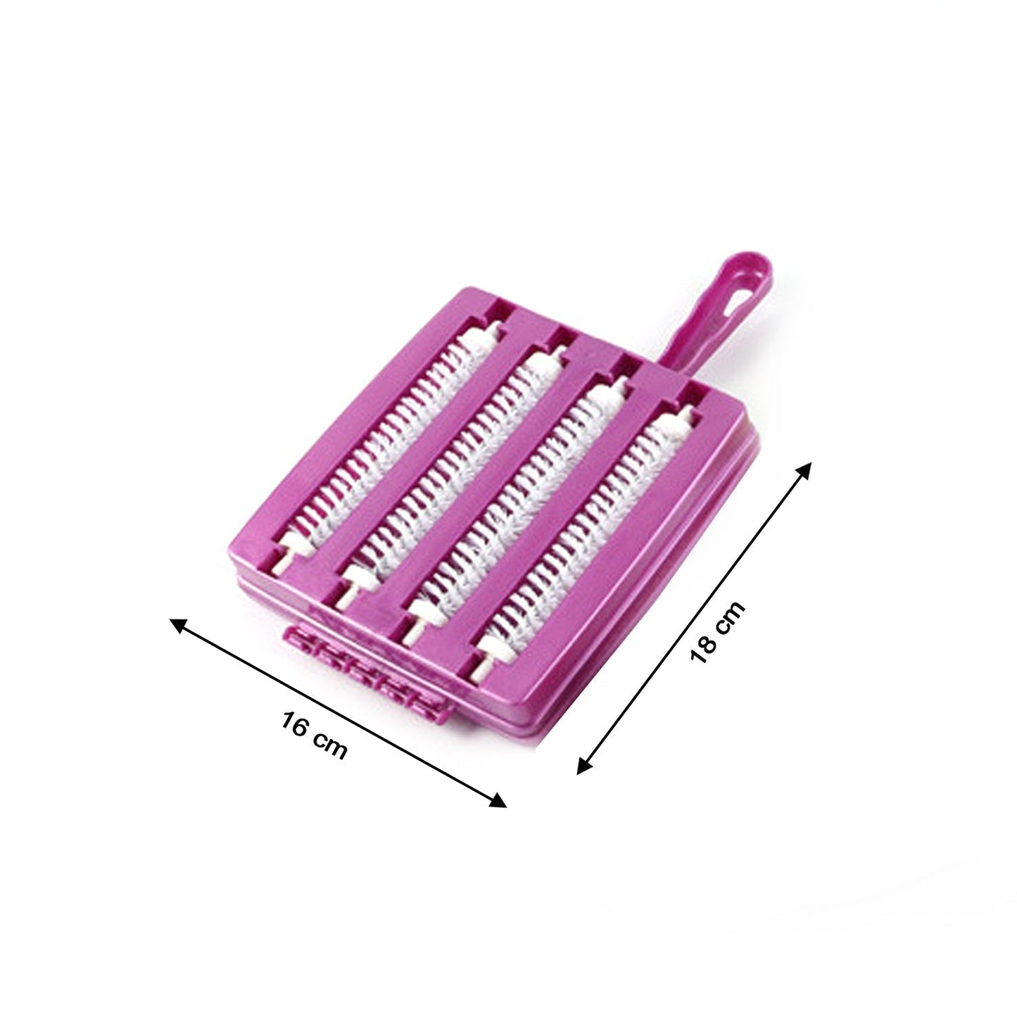 Plastic Handheld Carpet Roller Brush Cleaning with Dust Crumb Collector, Wet, and Dry Brush