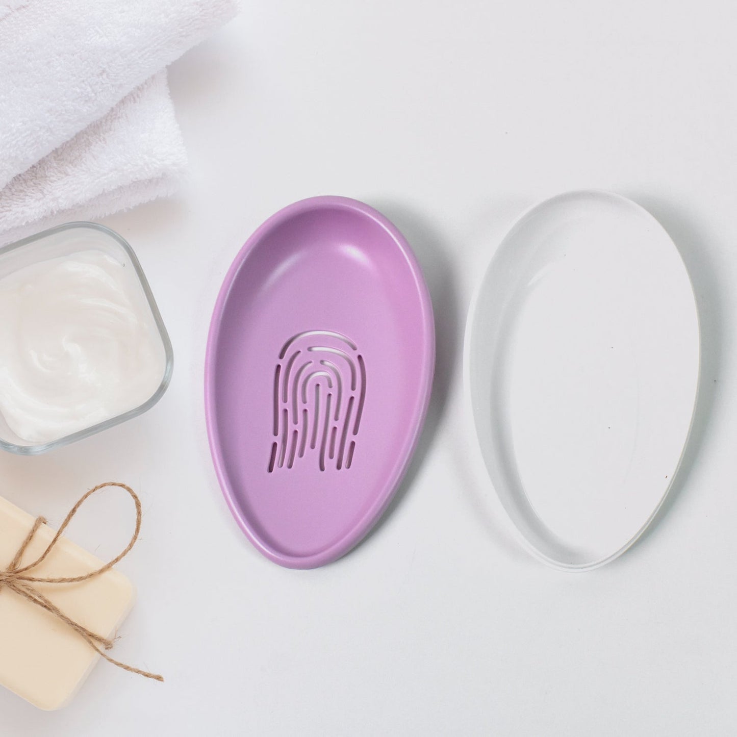 Plastic Soap Dish with Drain, Soap Holder Double-layer ,Sabudani (1 Pc)