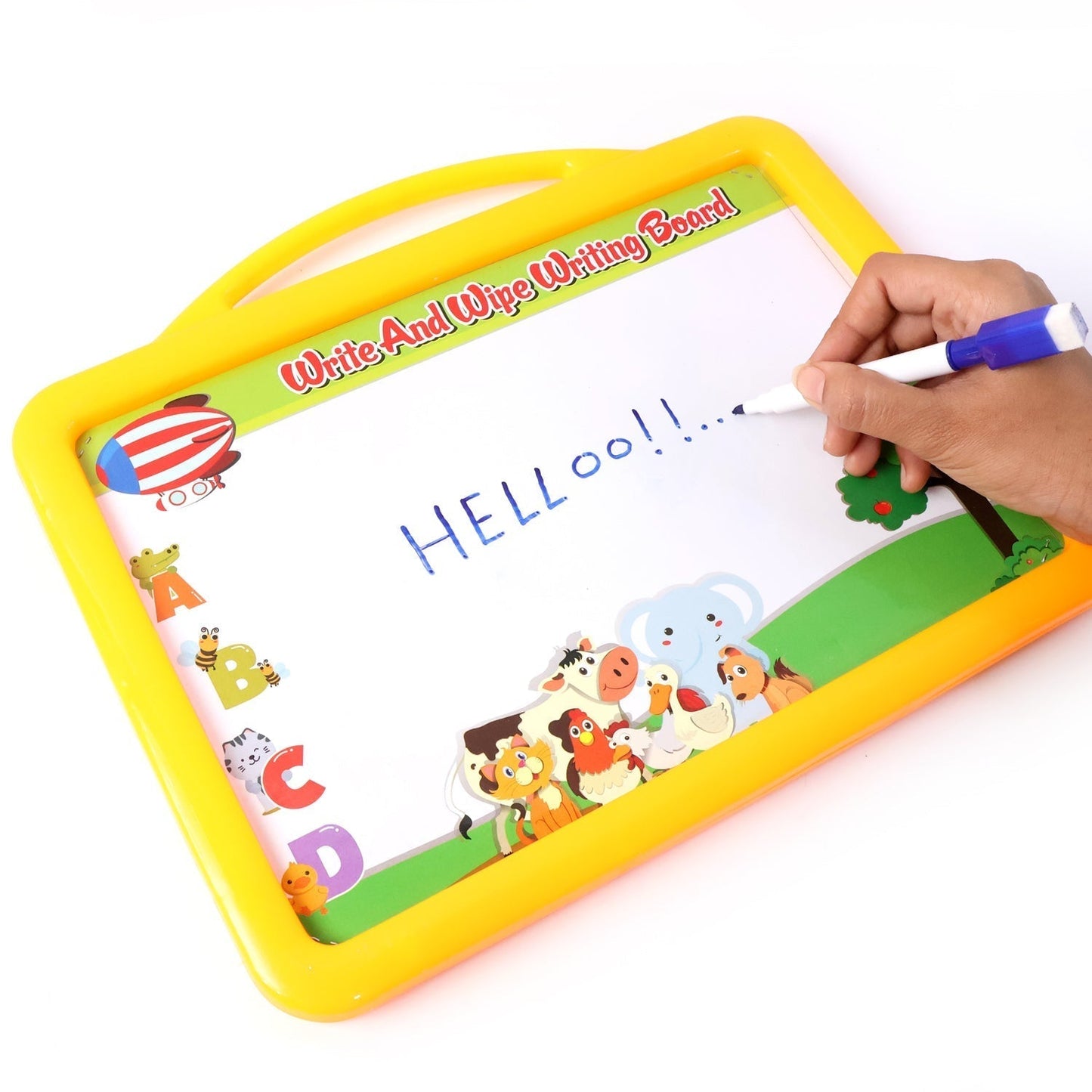 2-in-1 Kids Writing Board Set â€“ Double-Sided Whiteboard & Blackboard