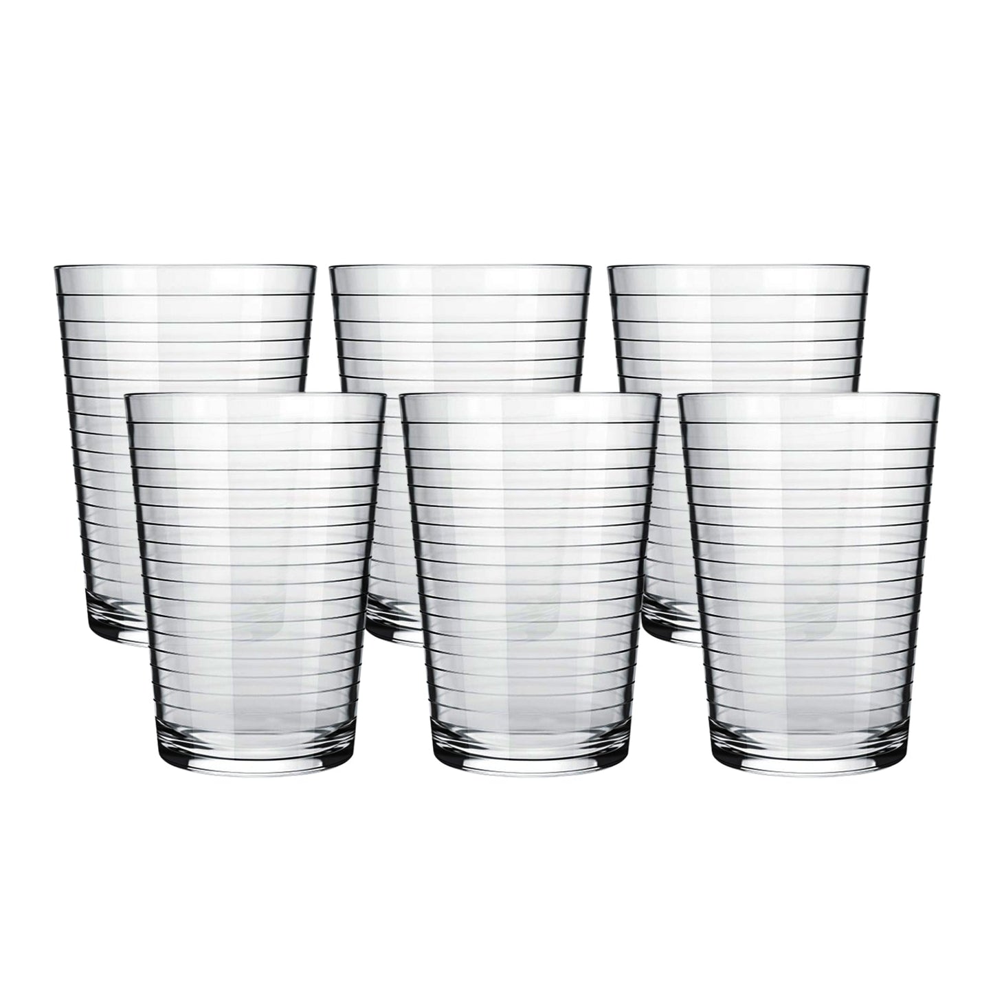 Apex Pyramid Ringo Plastic Glass â€“ 300ml Approx | Durable, Crystal-Clear Tumbler