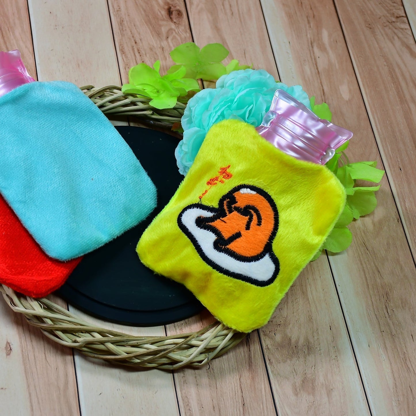 Yellow Duck Head Hot Water Bag for Pain Relief & Warmth (Cover, Small)