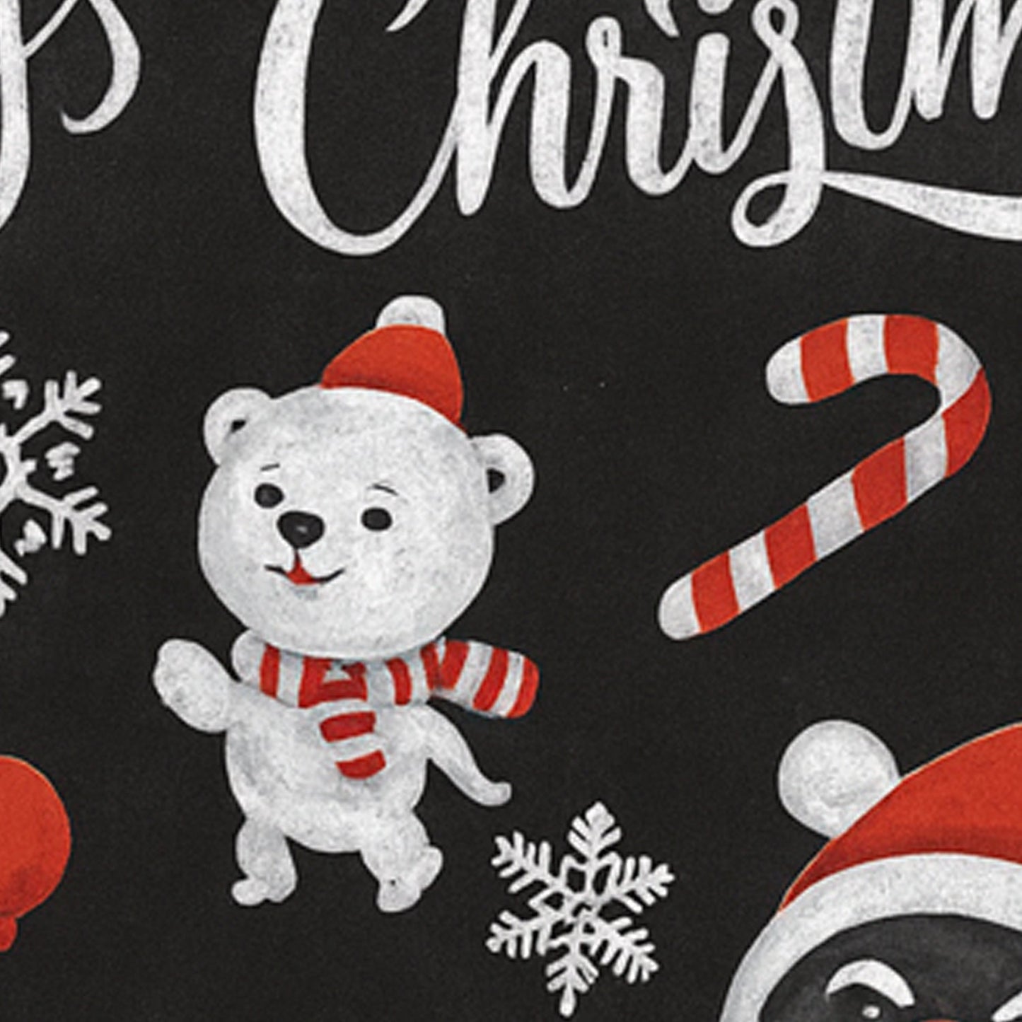 Christmas Theme Decorative Wall Sticker 90x60 cm â€“ (1 Pc)