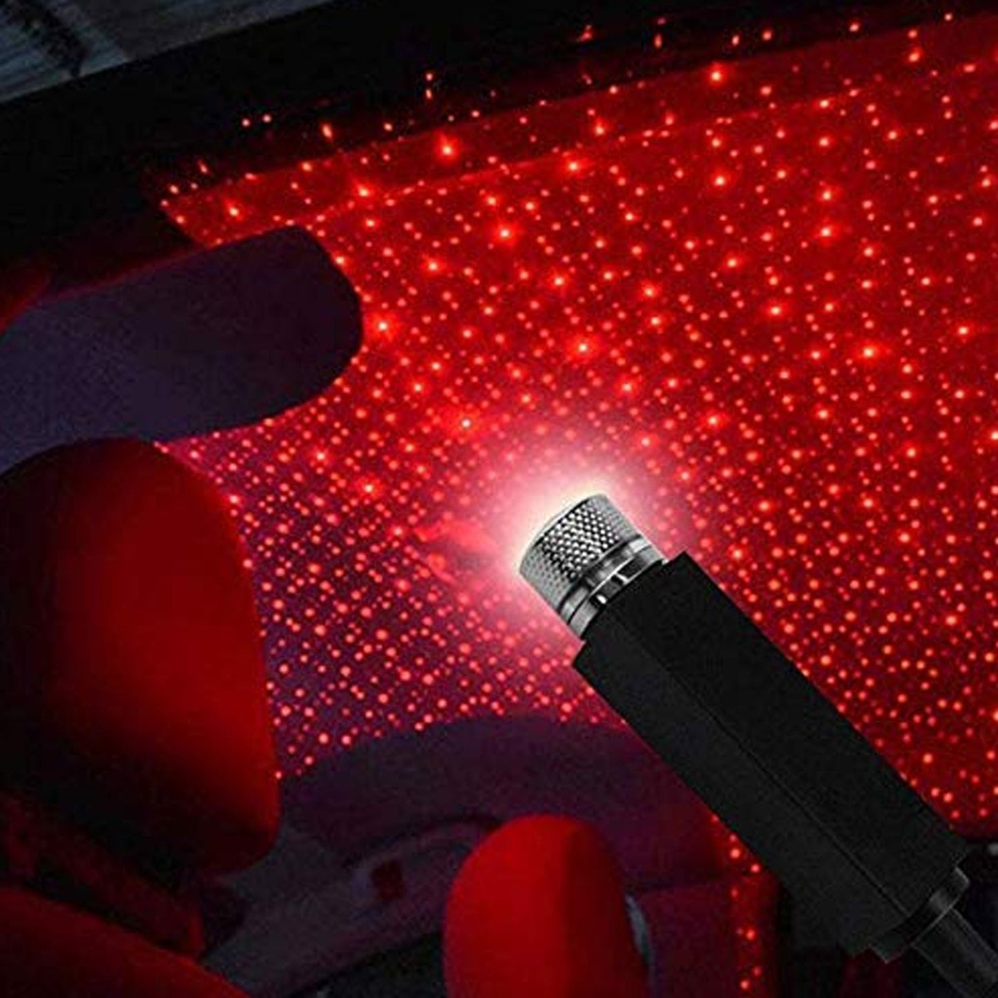 USB Star Projector – Adjustable Night Light for Home & Car