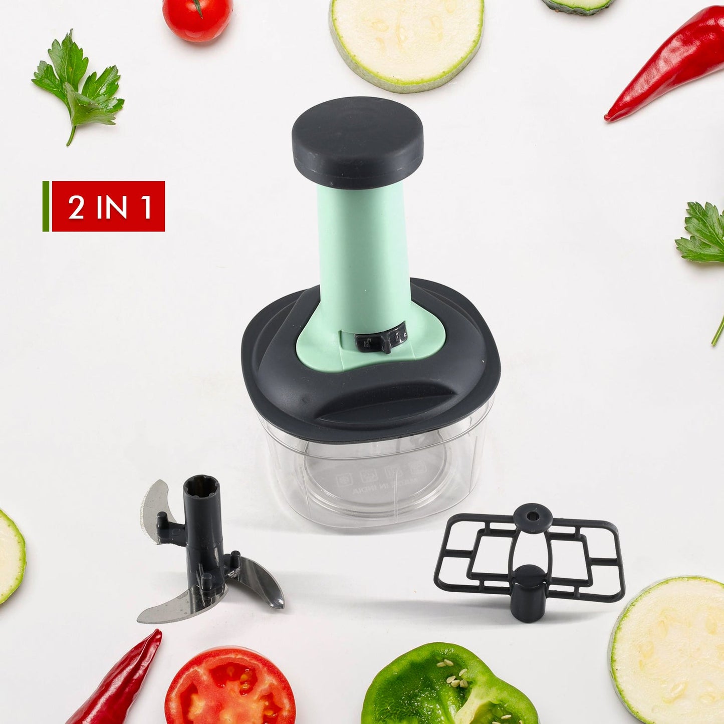Push Chopper Manual Food Chopper