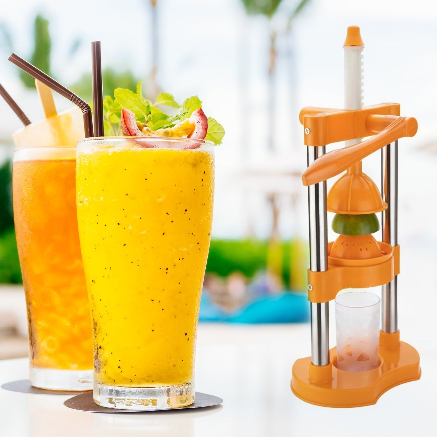 Manual Hand Pressure Juicer for Fruits & Veg