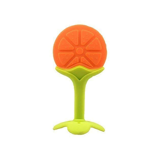 Silicone Fruit Teether Toy for Babies & Toddlers