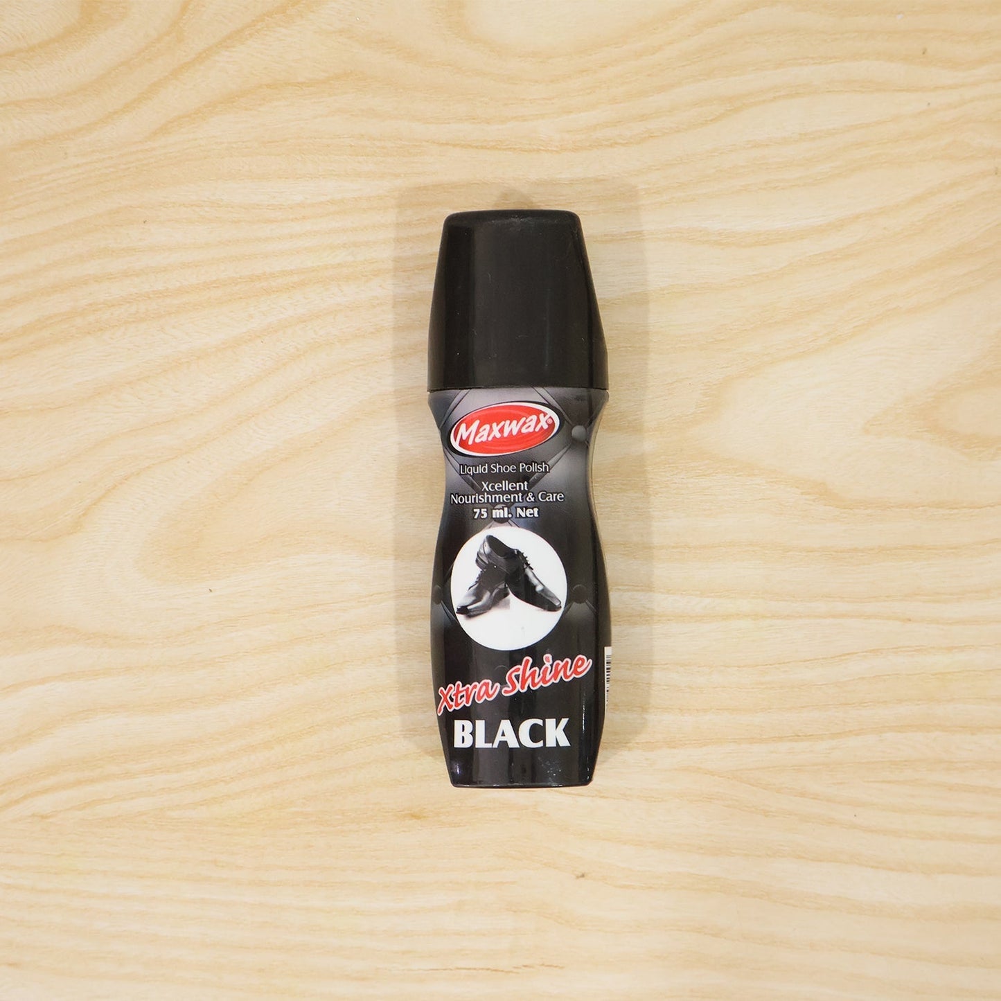 Maxwax Black Liquid Shoe Polish (1 Pc, 75 ML)