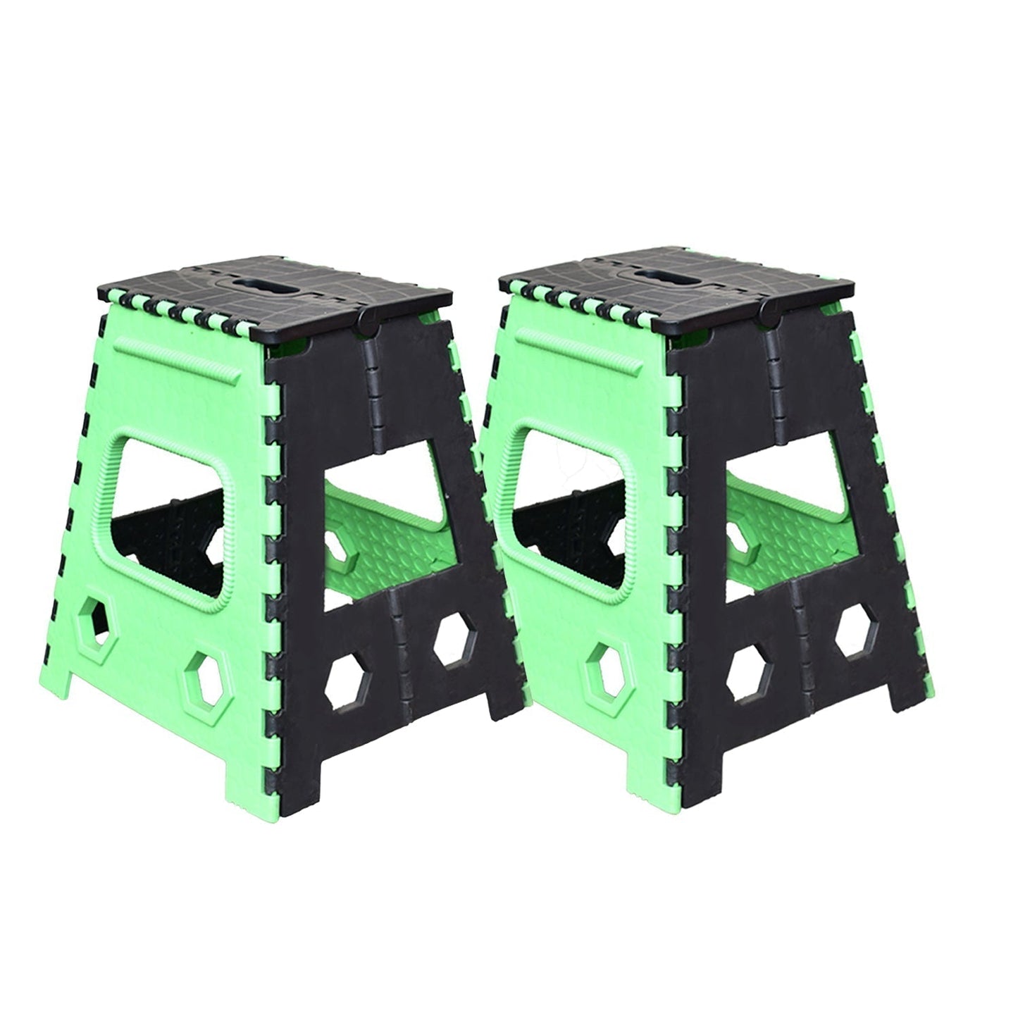 1pc 18inch Folding Stool Adults and Kids, Also For Kitchen Stepping With (Brown Box)