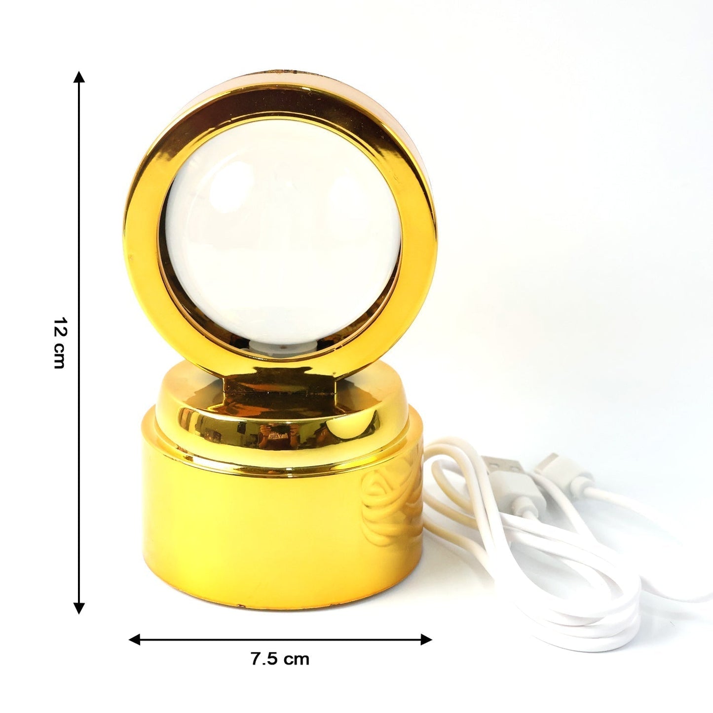 Radhe Krishna Crystal Ball Night Light â€“ 1 Pc