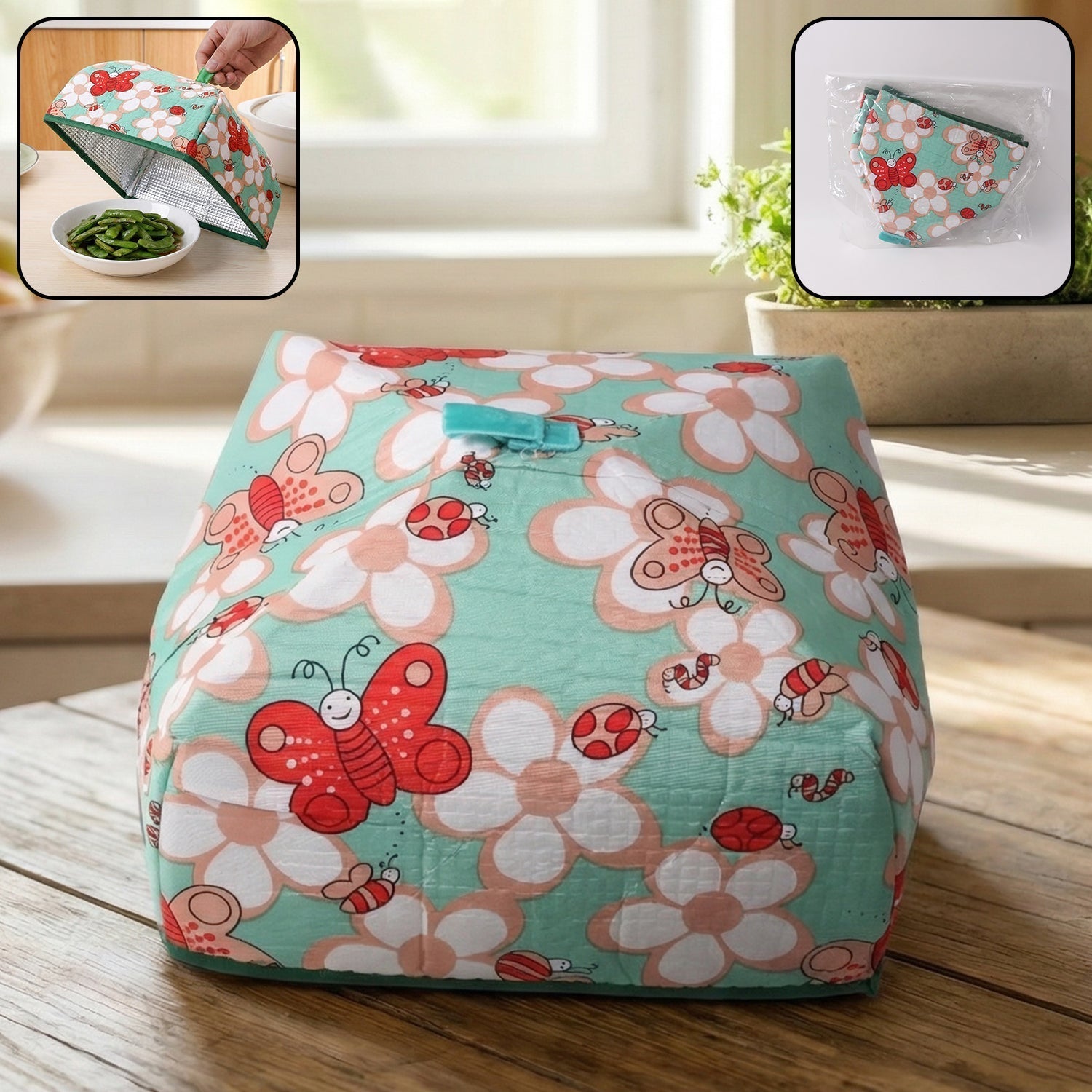 Foldable Food Cover (20 x 20 Cm, 1 Pc)