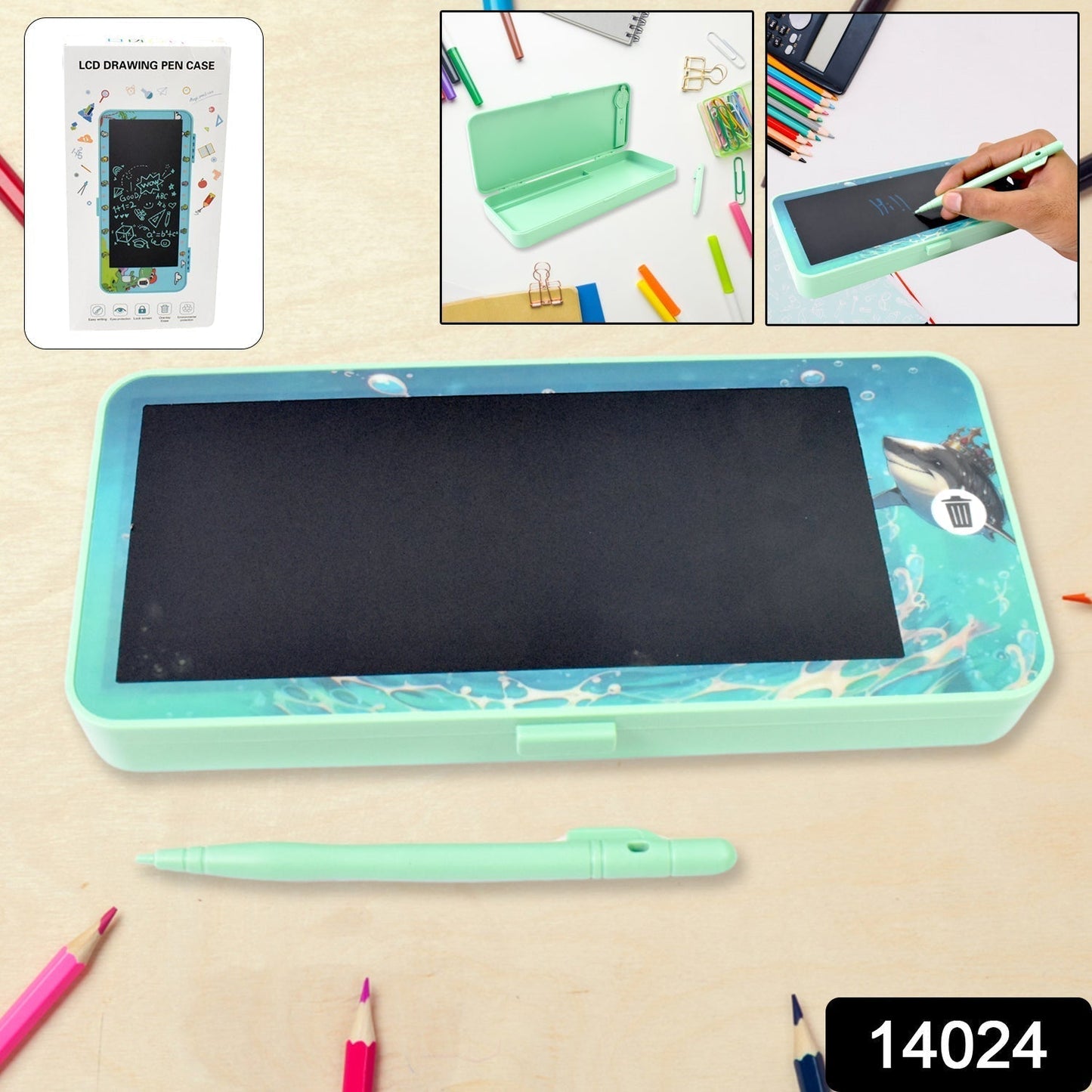 LED Drawing Pen Case writing pad / Compass Blue colour (1 pc)