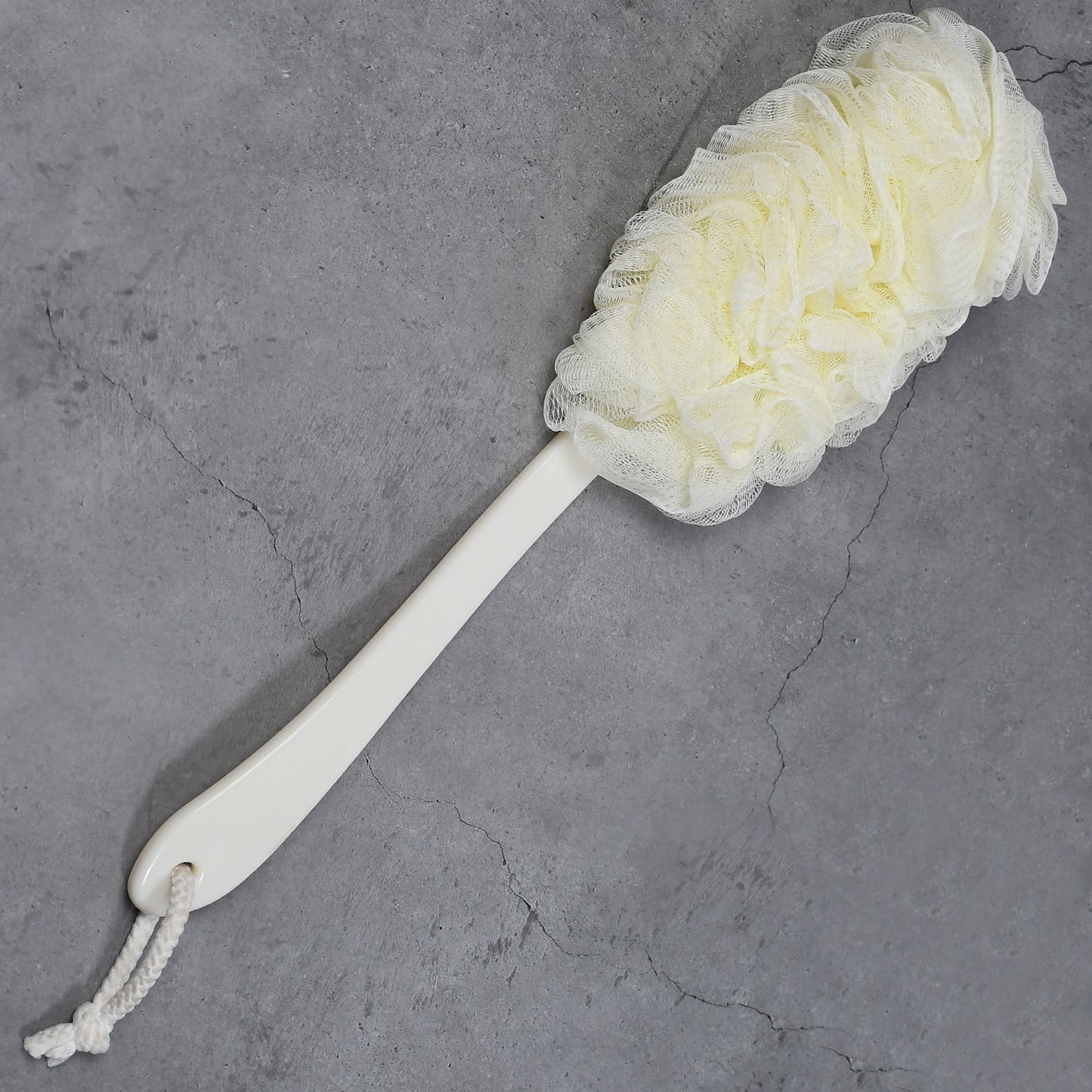 Loofah Back Scrubber for Shower, Long Handle Bath Sponge Shower Brush, Soft Nylon Mesh Back Cleaner Washer, Body Bath Brush for Women and Men, Bathroom Shower Accessories