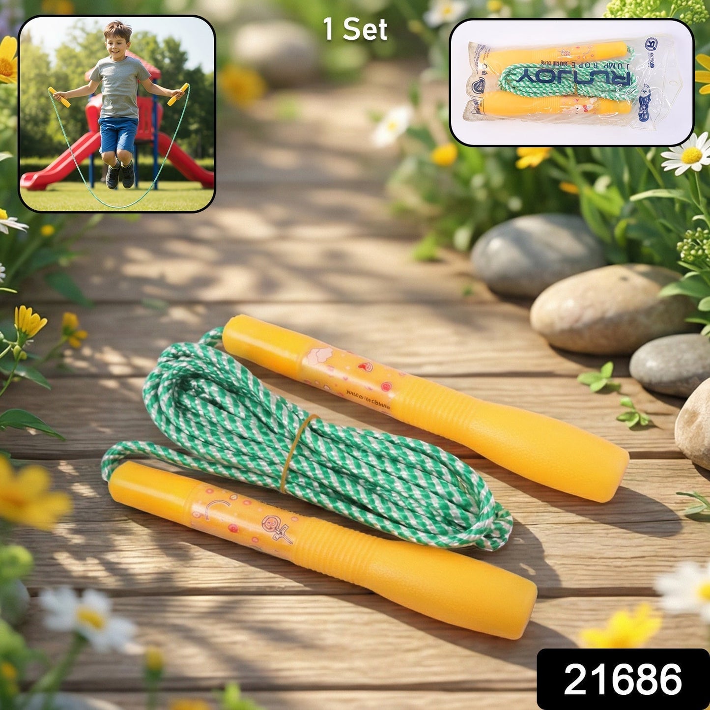 Kids Skipping Jump Rope for Boys & Girls (1 Set)
