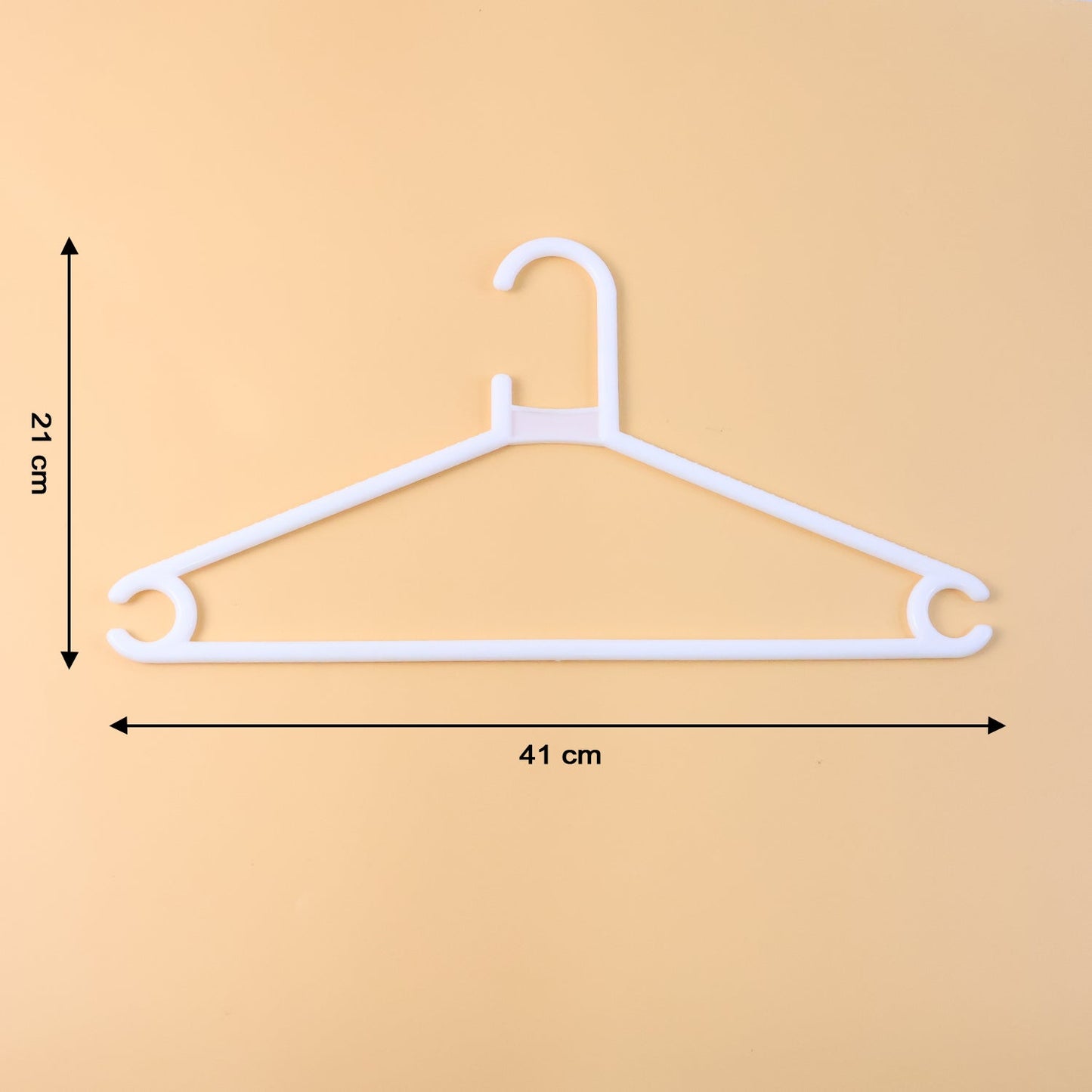 Plastic Clothes Hangers â€“ Set of 6