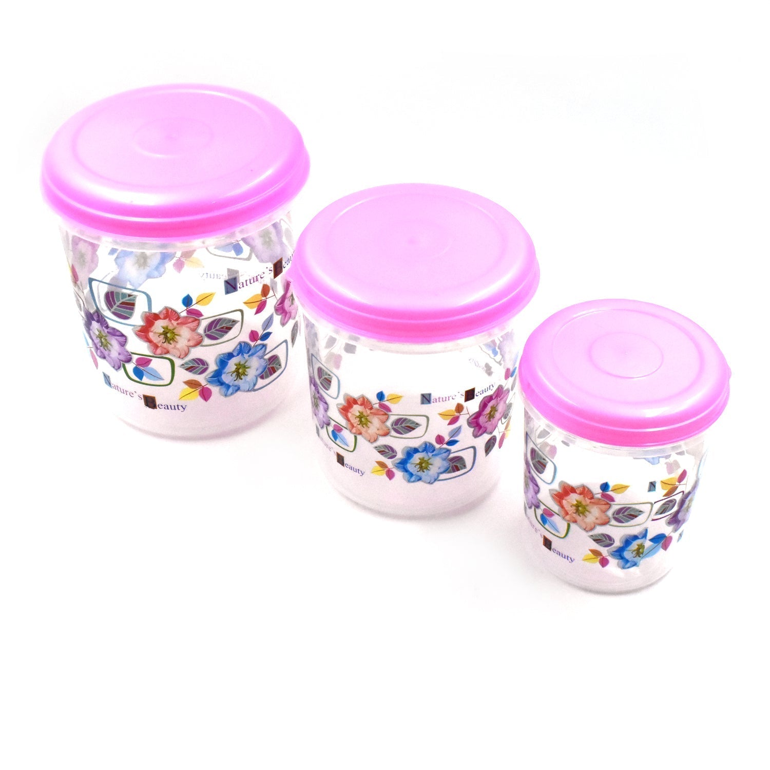 3 Pc Storage Container used in all kinds of places including household and offices for storing stuffs and items etc.