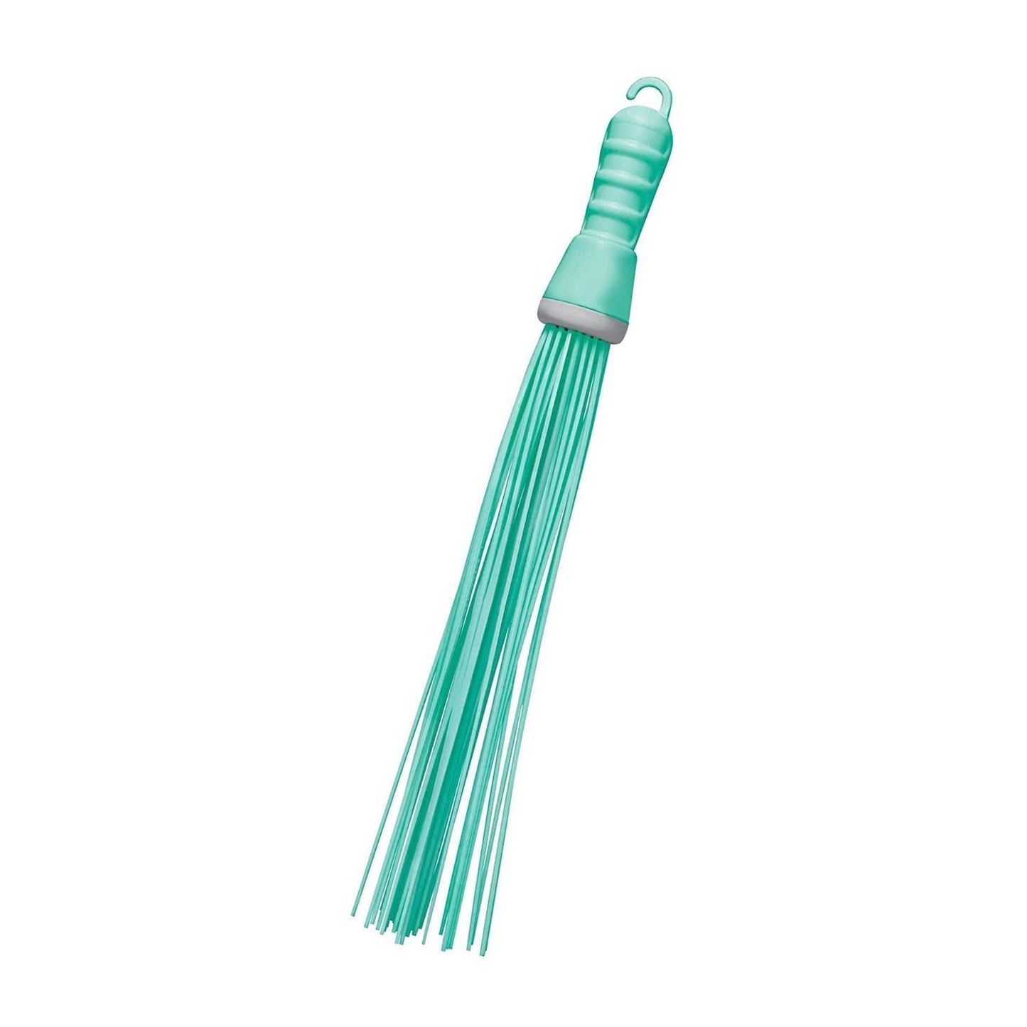 Plastic Hard Bristle Broom for Bathroom Floor Cleaning â€“ Wet & Dry Scrubbing