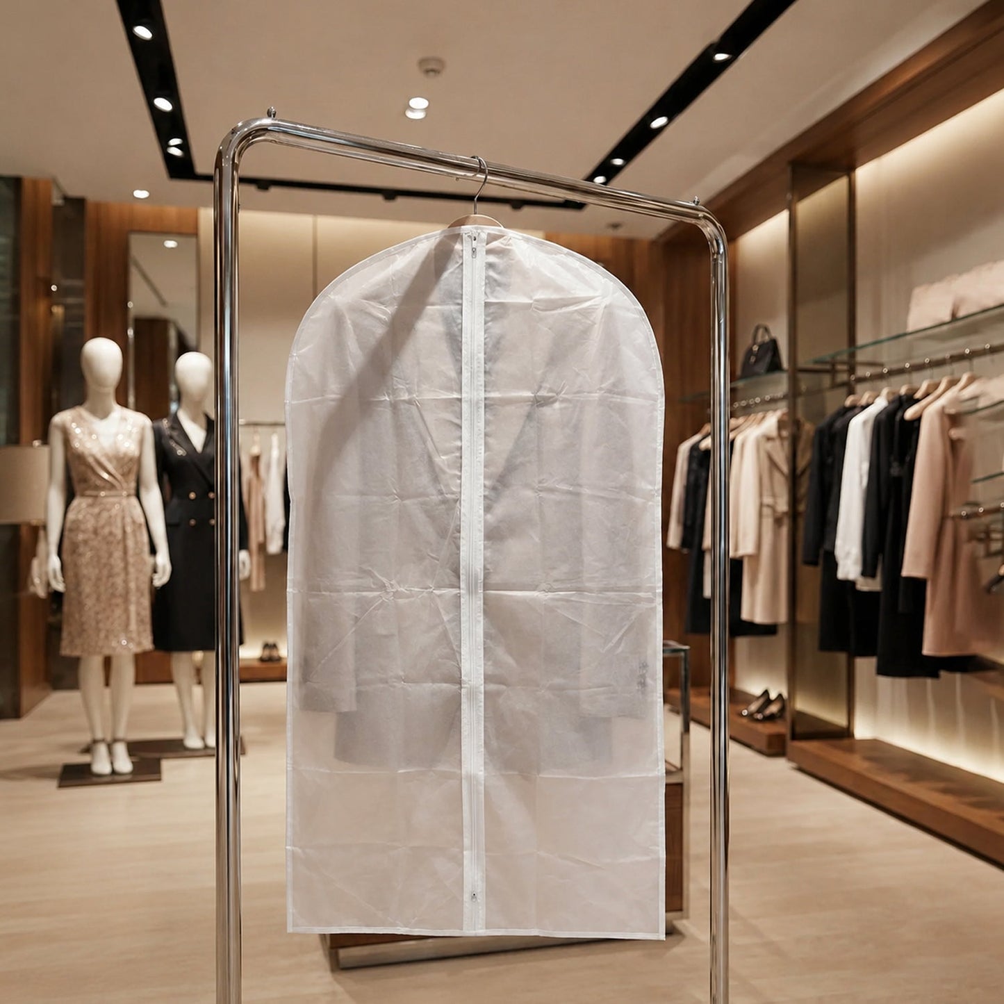 Foldable Non Woven Suit Cover / Coat Cover (5 Pc Set)