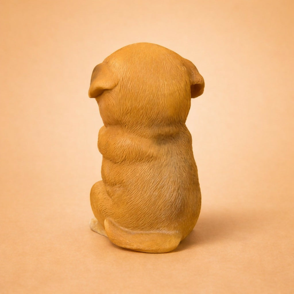 Cute Puppy Dog Showpiece Decorative Figurine for Home & Desk Decor