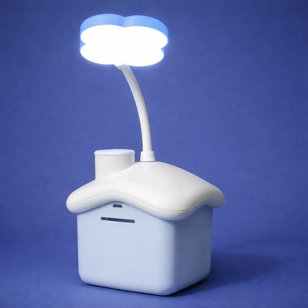 Elephant House LED Desk Lamp with Piggy Bank Coin Saver