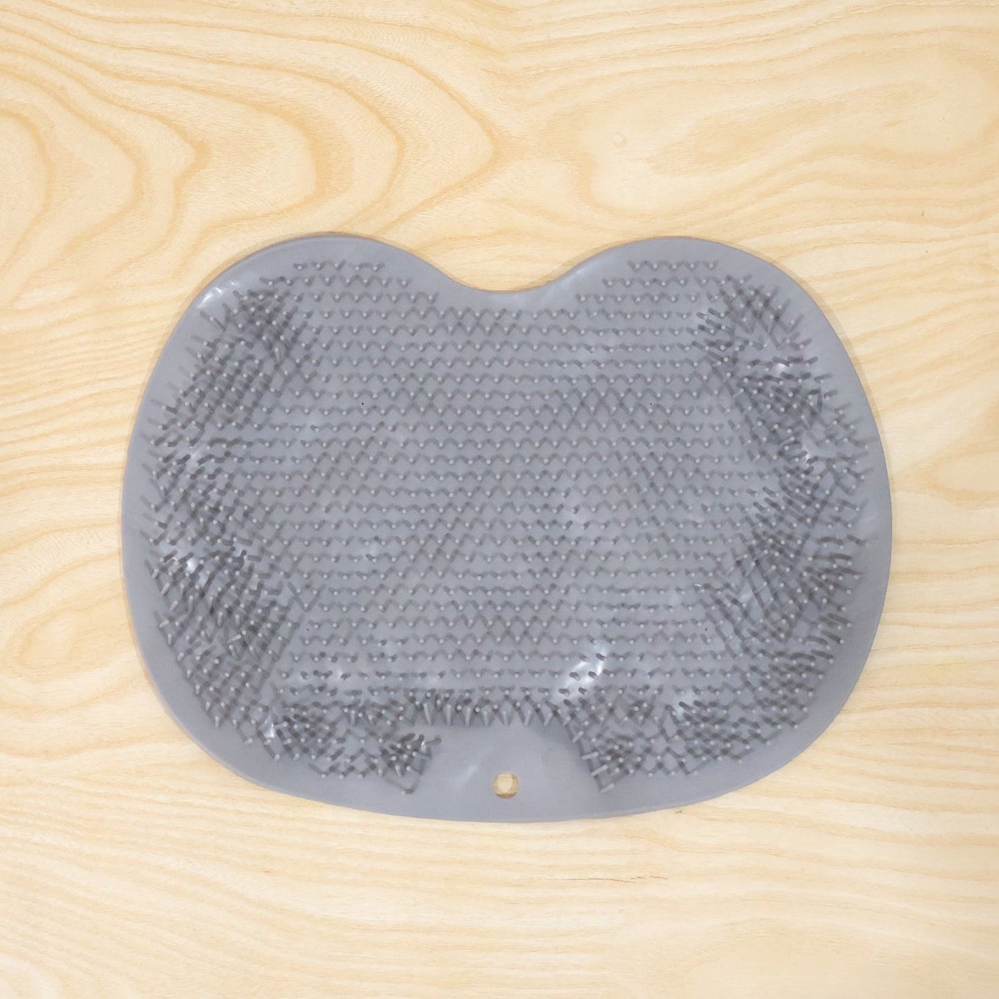 Silicone Bathroom Foot Cleaning Scrubber Mat (1 Pc, 27x20 Cm)