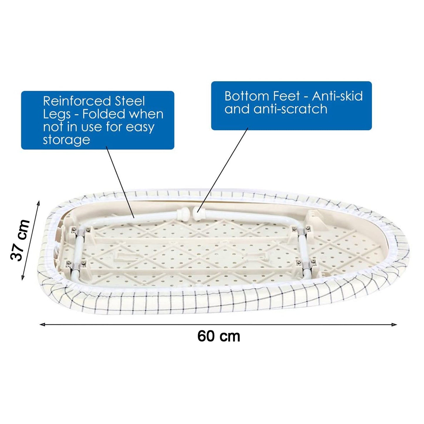 Portable Ironing Pad used in all households and iron shops for ironing clothes and fabrics etc.