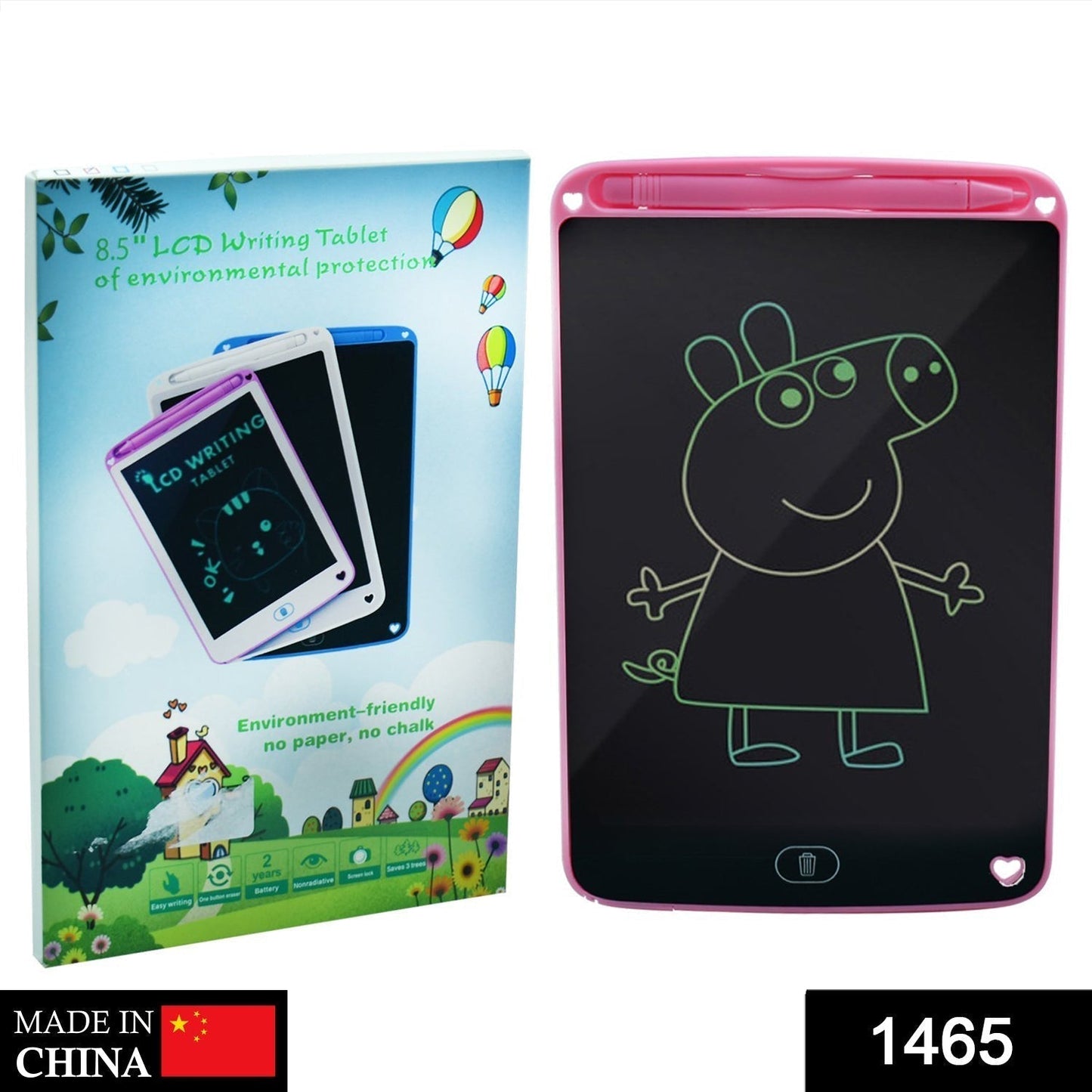 Portable 8.5 LCD Writing Digital Tablet Pad  for Writing / Drawing  ( MultiColor ink )