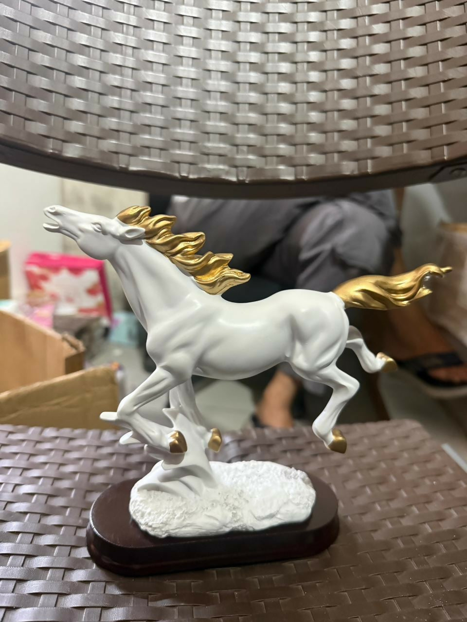 Running Horse Showpiece Statue for Home Decor Tabletop