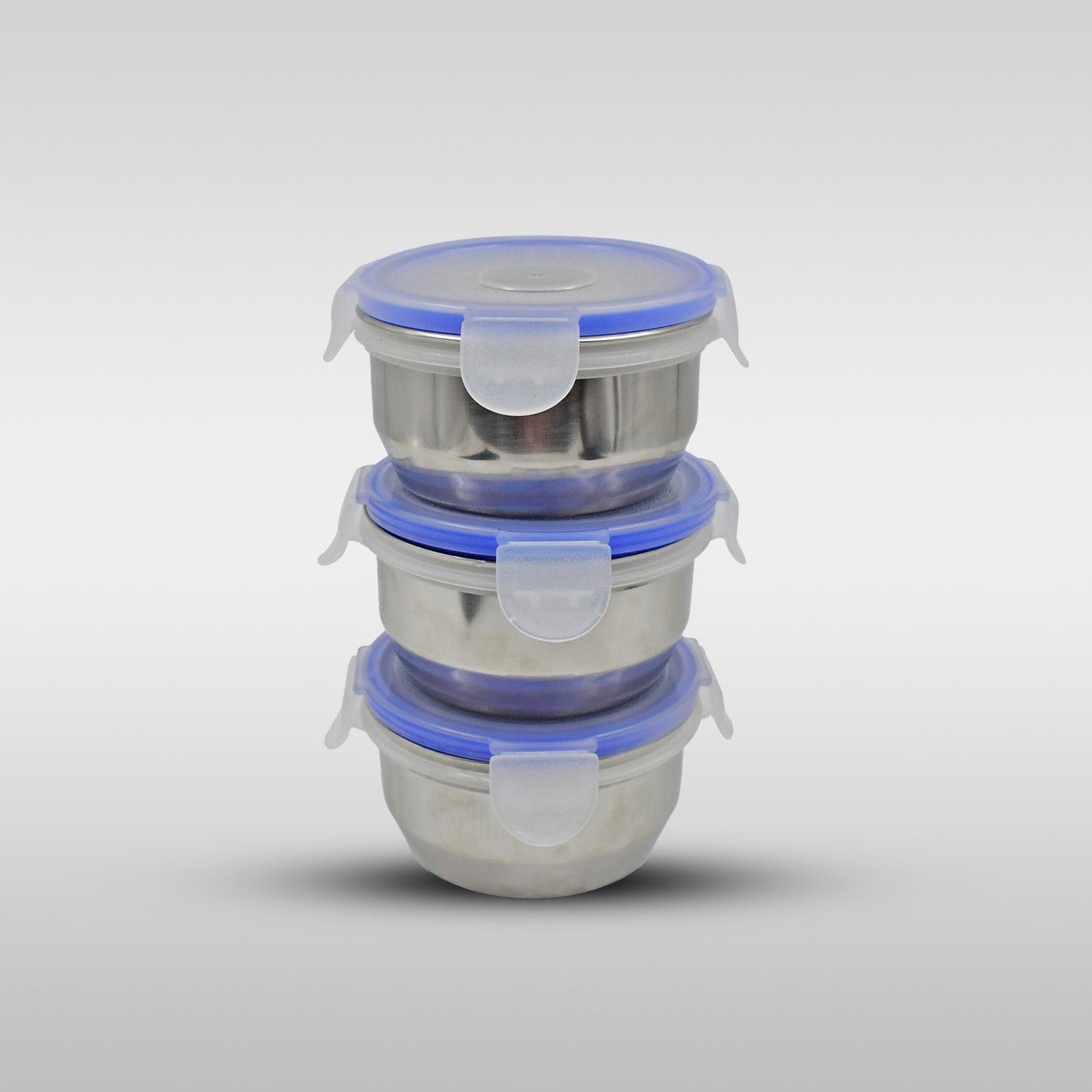 Stainless Steel Lunch Box - Multi-Compartment Airtight Container for Office, School & Travel