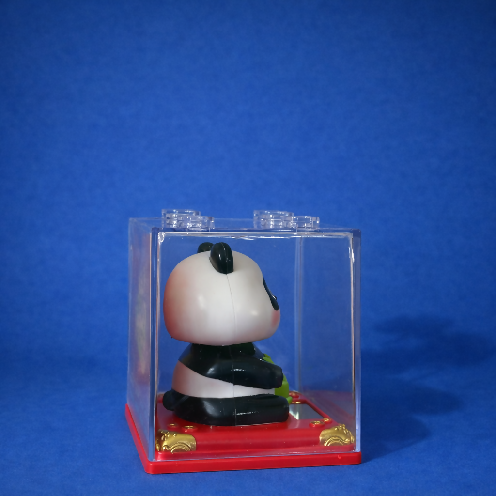Solar Powered Head-Shaking Panda Toy â€¢ Cute Dashboard Bobble Panda