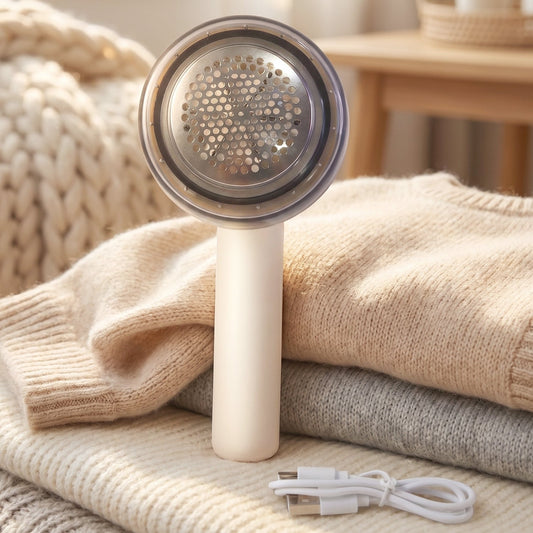 Rechargeable Electric Lint Remover & Fabric Shaver for Clothes, Sweaters, Sofa & Blankets (1 Pc)