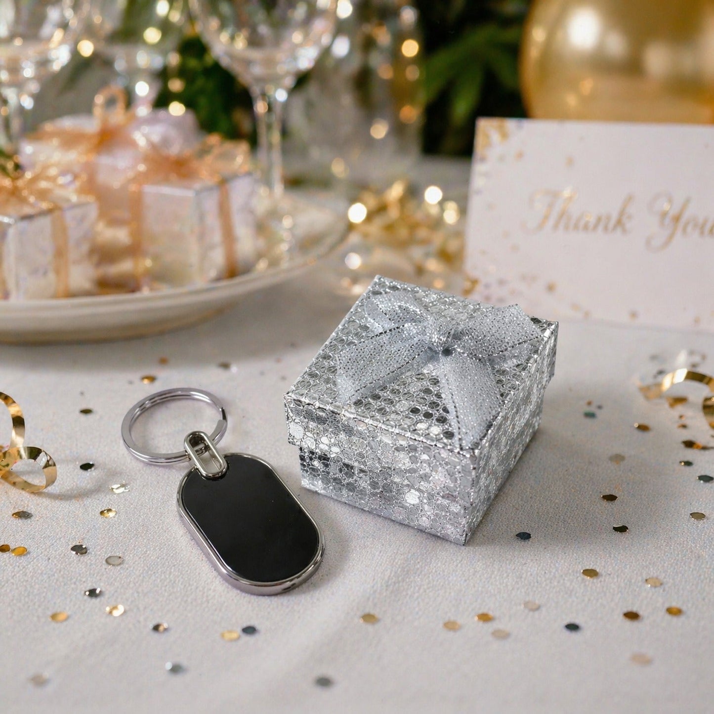 Premium Metal Keychain with Gift Box