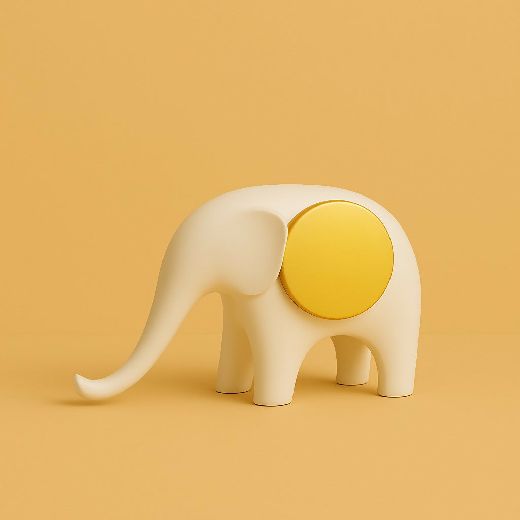 Elegant Elephant Showpiece for Home Decor with Modern Design
