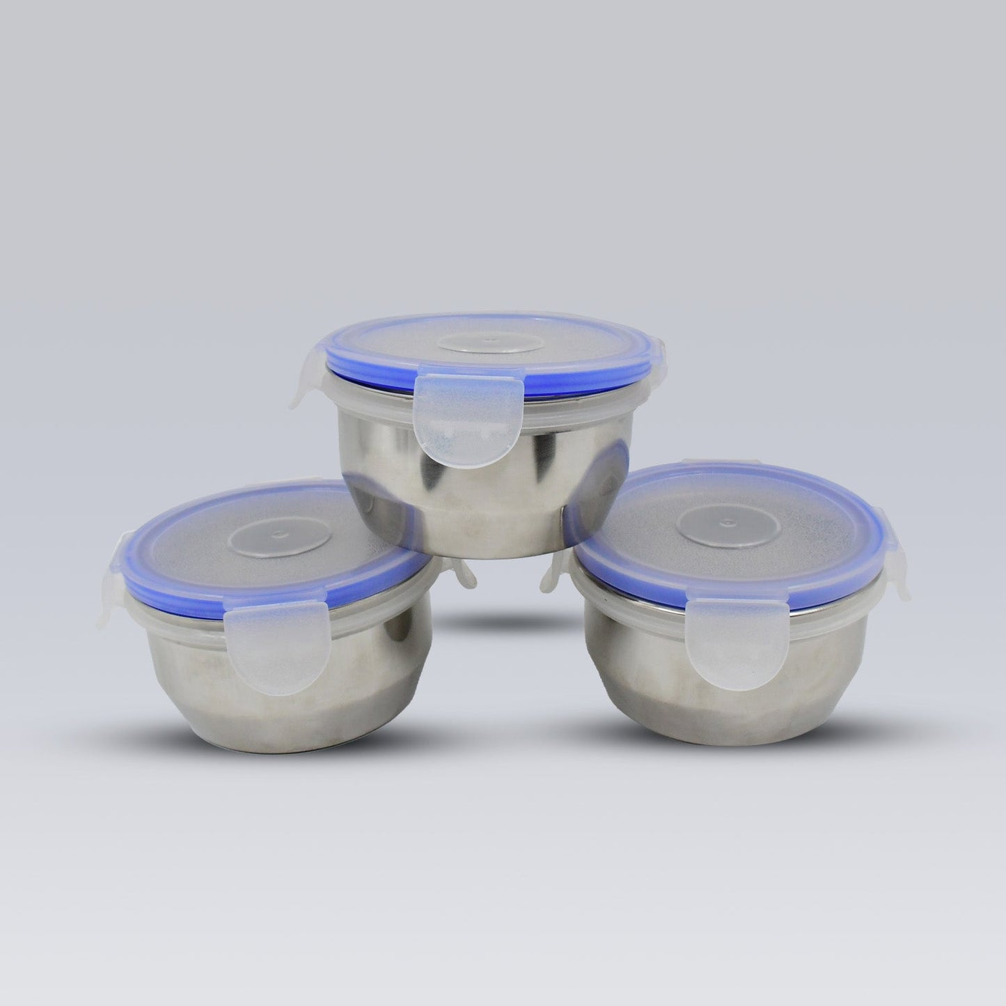 Stainless Steel Lunch Box - Multi-Compartment Airtight Container for Office, School & Travel