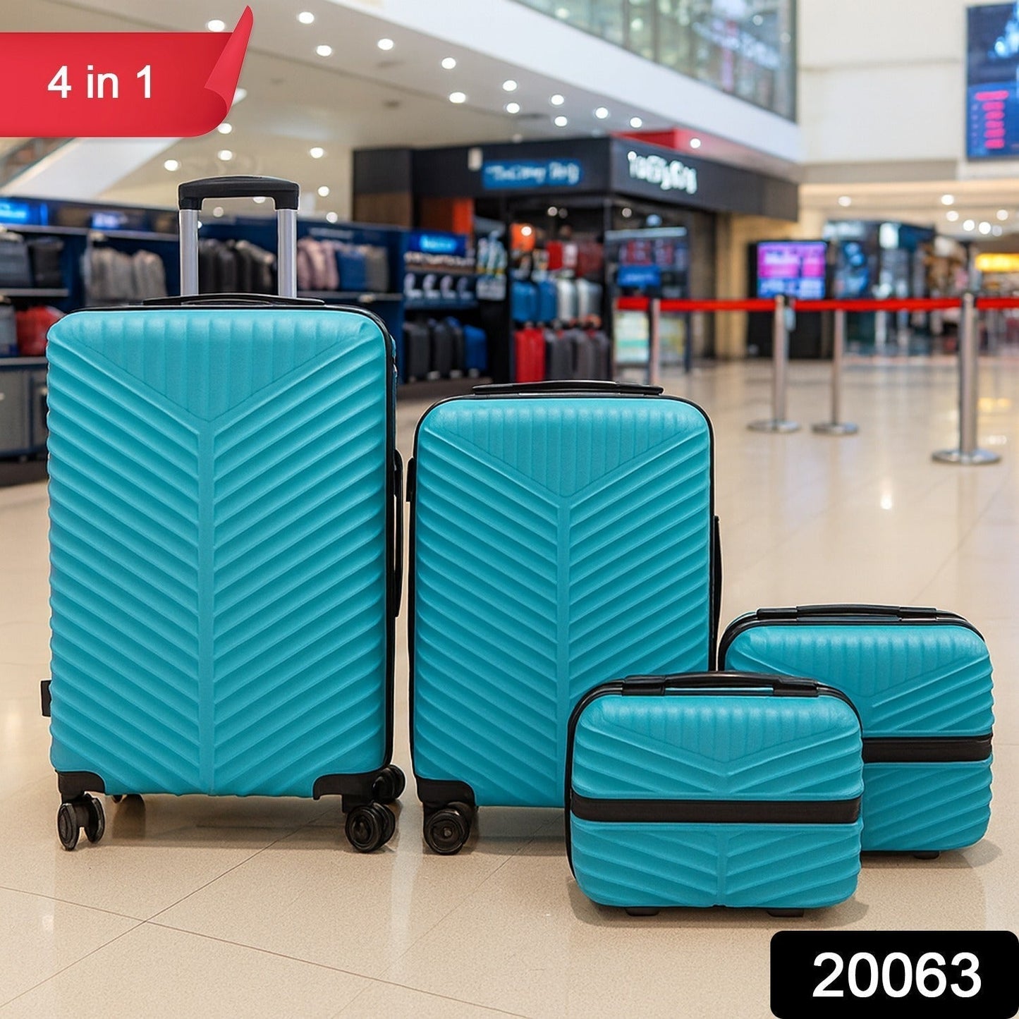 4-in-1 Luggage Set â€“ Durable and Stylish Hard Shell Suitcase Set