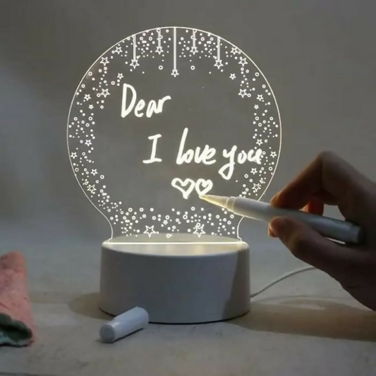 3D Creative Writeable LED Night Lamp