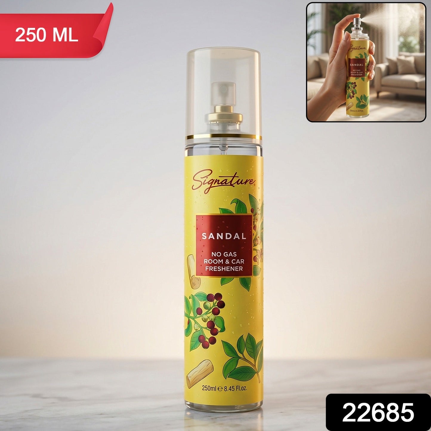 Signature Sandal Room & Car Freshener Spray 250 ML