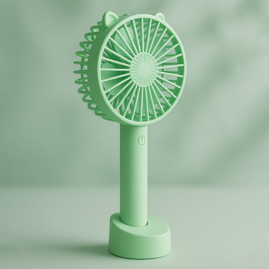 Portable Classic Hand Fan - 3-Speed Table Fan (Battery Not Included)