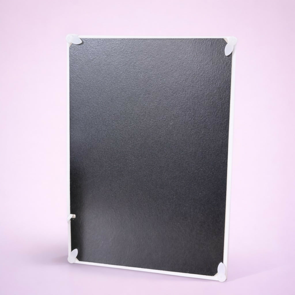 LED Photo Frame with Decorative Flower Design Tabletop Gift Frame ( Design may vary a little)