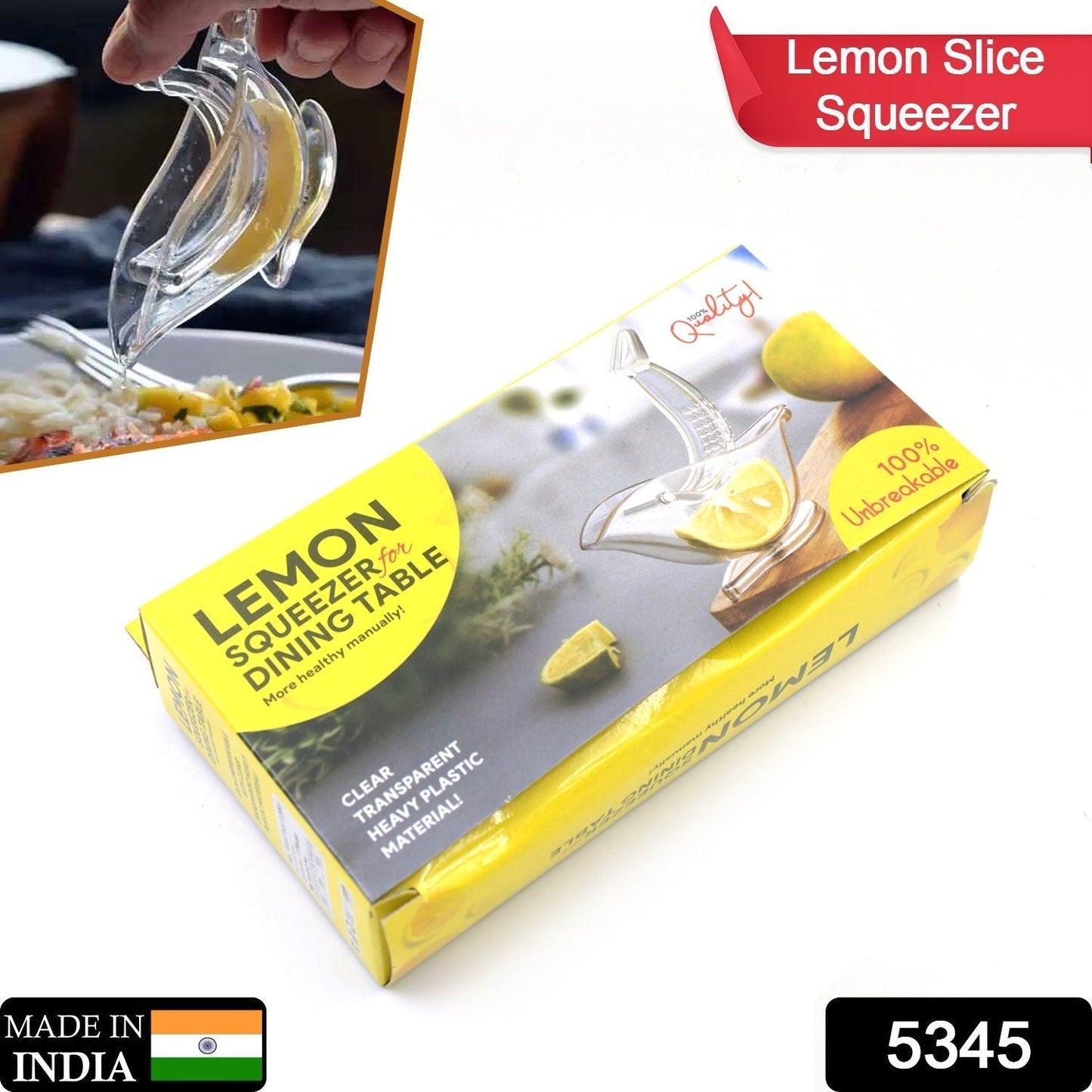 Bird-Shaped Lemon Squeezer for Citrus Fruits (Portable, Color Box)