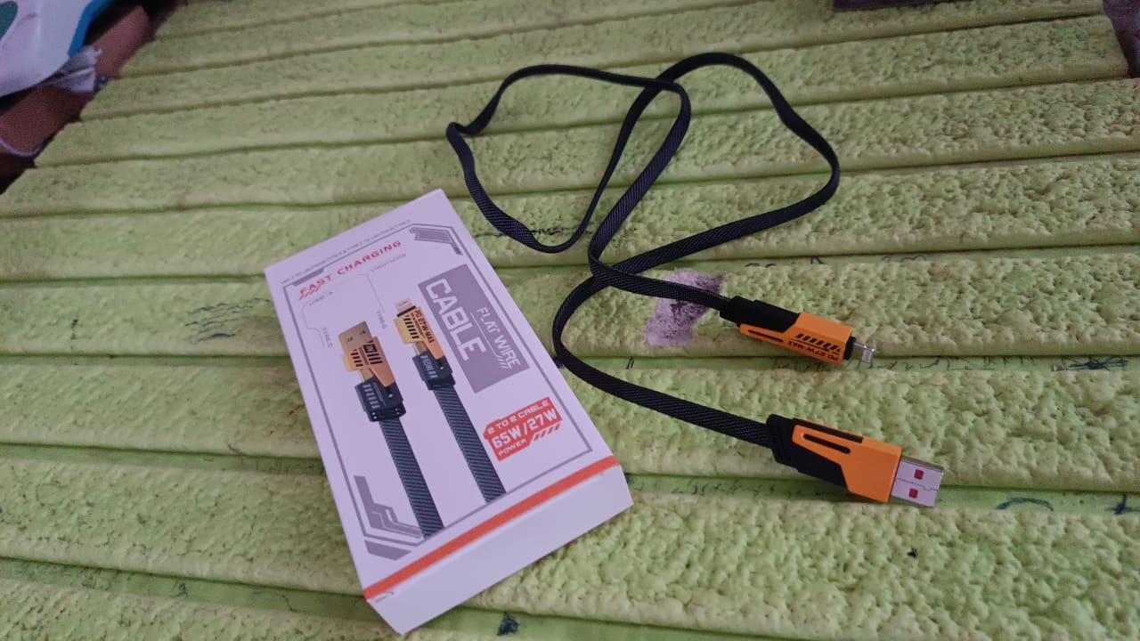 4 in 1 Fast Charging Cable With Multiport USB-C to Type C