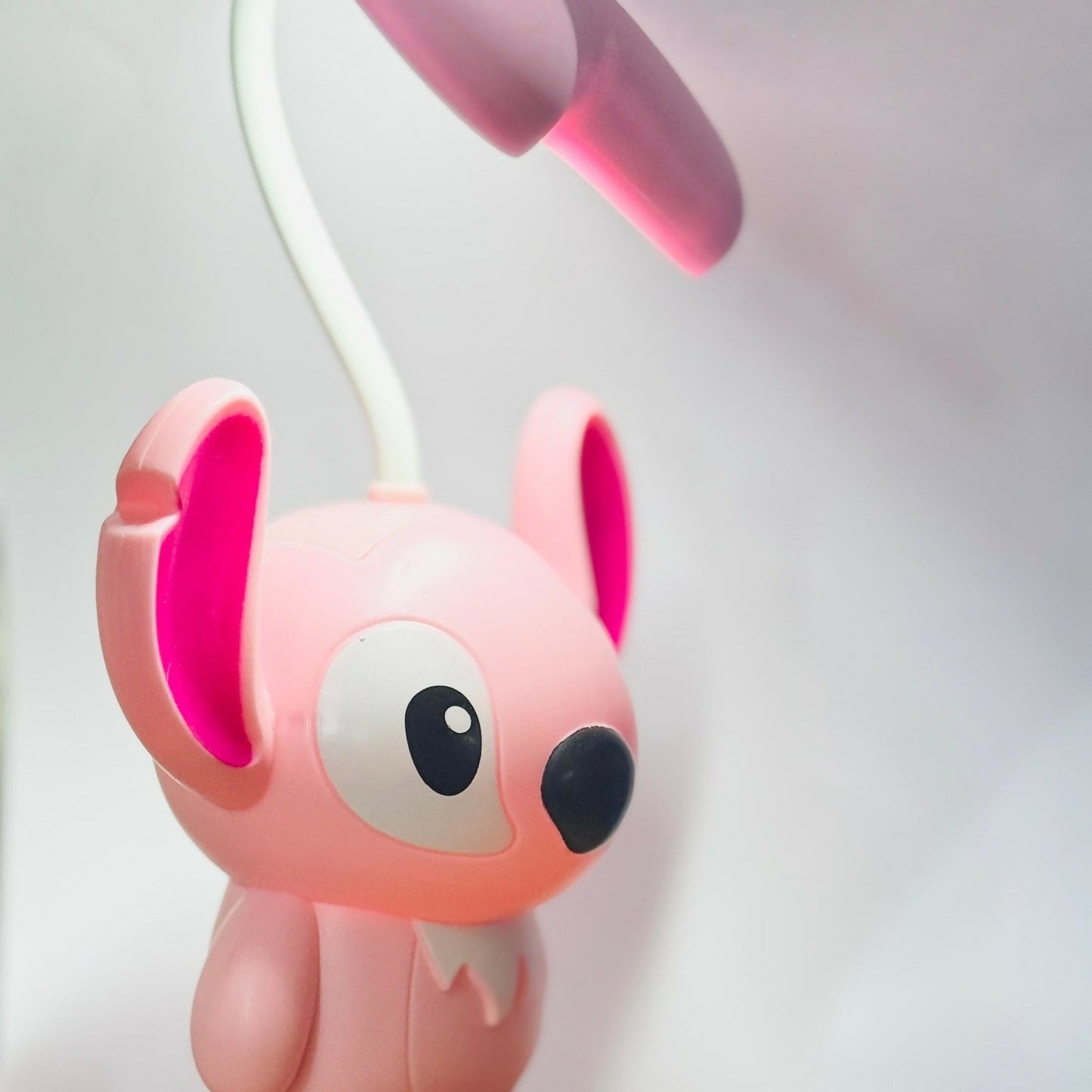 Cute Pink Cartoon Table Lamp for Kids â€“ USB Rechargeable LED Desk Light