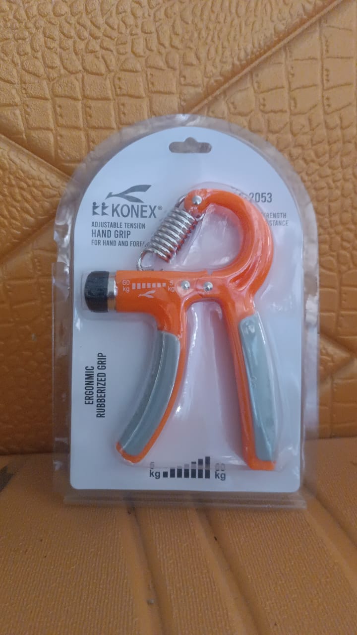Konex Adjustable Hand Grip Strengthener â€“ 5kg to 60kg Resistance (1 Pc)