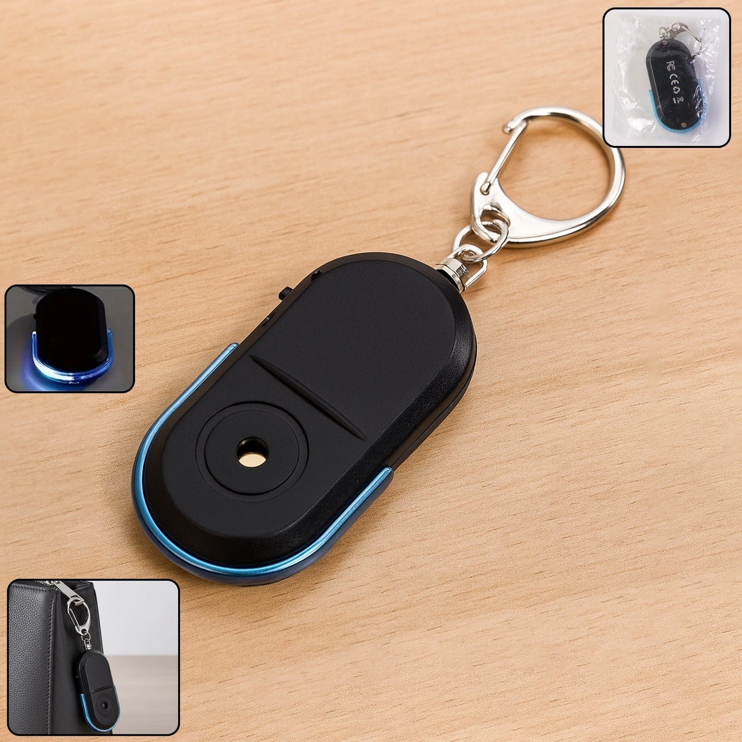 Personal Safety Alarm Keychain â€“ Loud Emergency Siren with LED Light