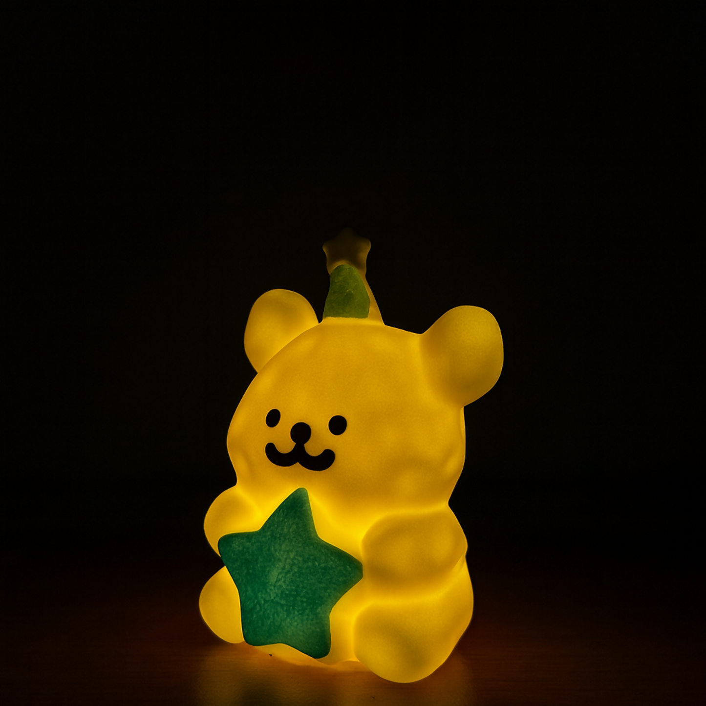 Cute White Bear Holding Blue Star â€“ Adorable Mini Desk Decor | Kids Gift Figurine
