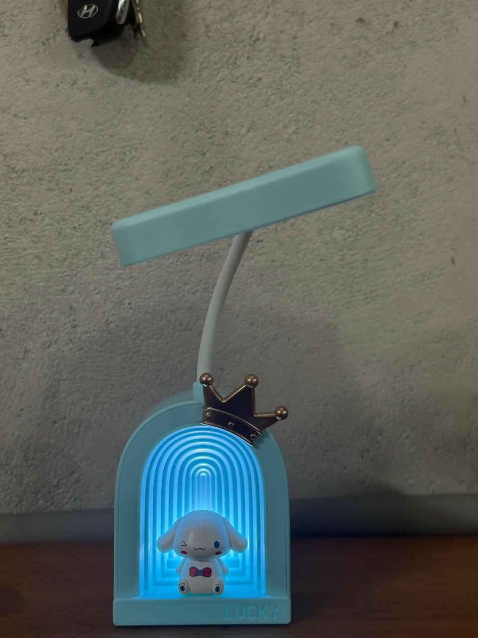 Cute Bunny LED Desk Lamp with Soft Light & Decorative Night Light