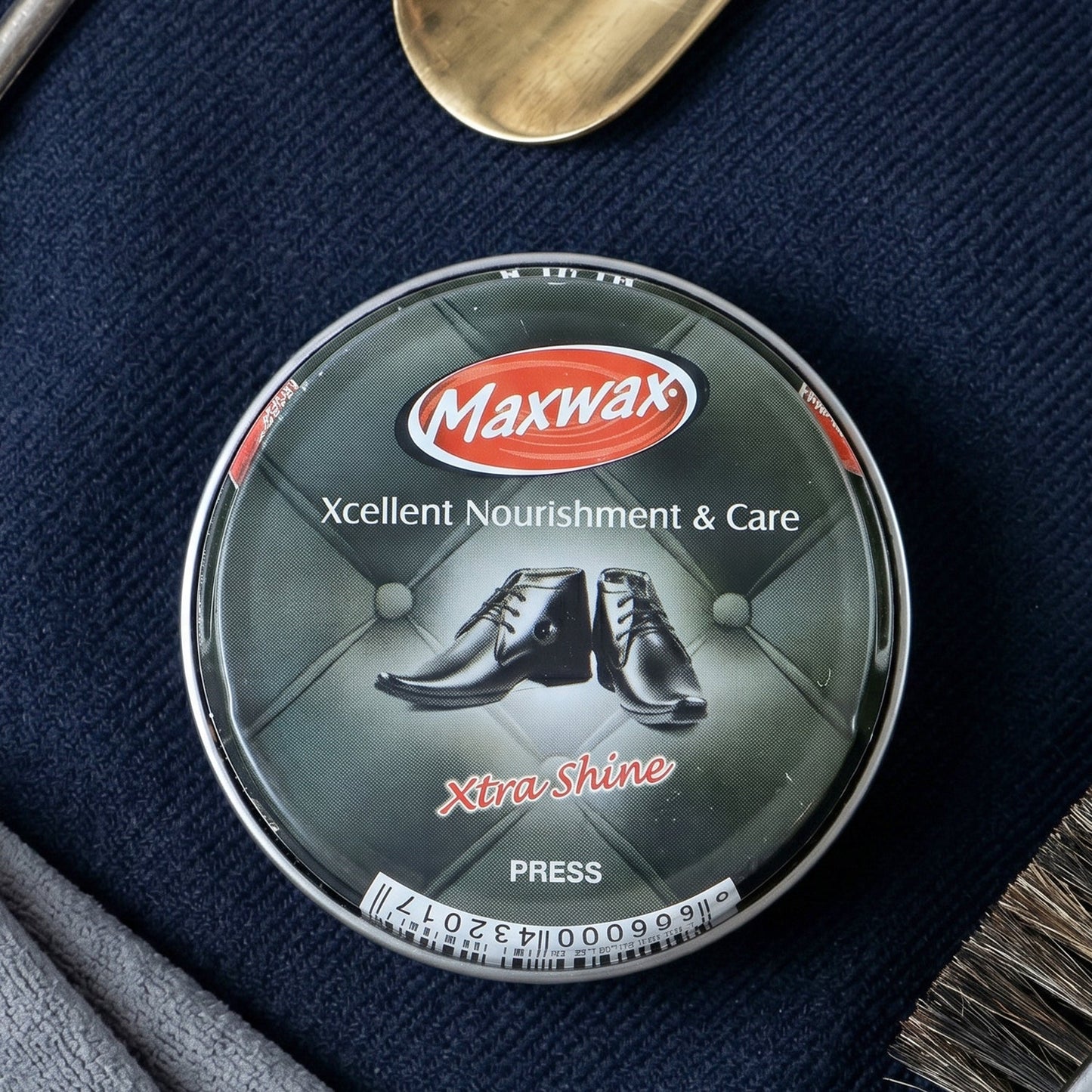 Maxwax Black Shoe Polish Cream (1 Pc, 40 Gm)