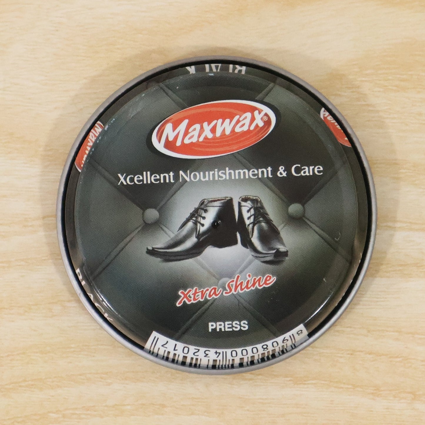 Maxwax Black Shoe Polish Cream (1 Pc, 40 Gm)